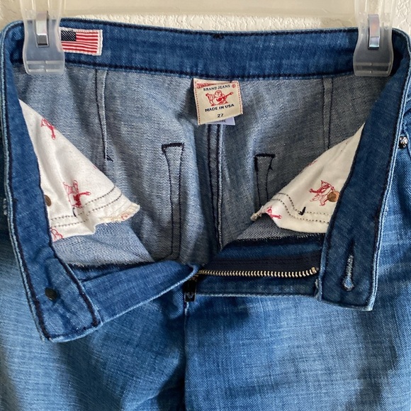 True Religion Women’s Flared Jeans Size 27 . Made in USA - Picture 5 of 7